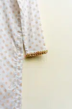 3 Piece White Gold Shirt, Plazo & Dupatta - Image 5