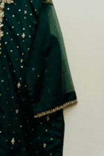 3 Piece Green Shirt, Plazo & Dupatta - Image 4