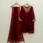 3 piece shirt dupatta & plazo