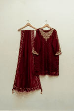 3 piece shirt dupatta & plazo