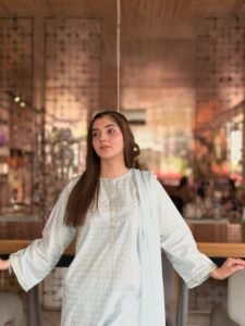 3 Piece Sky Blue Lawn Shirt & Dupatta