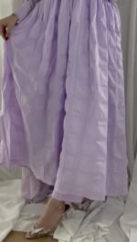 3 Piece Lawn Frock, Dupatta & Trouser - Image 5