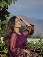 3 Piece Purple Shirt Dupatta & Trouser