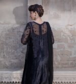 Four Piece Palachi Velvet Shirt, Inner, Dupatta & Plazo - Image 5