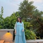 3 Piece Organza Shirt, Plazo & Trouser