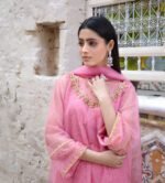 3 Piece Net Shirt, Plazo & Dupatta