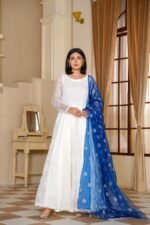 3 Piece Net Frock & Trouser - Image 14