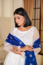 3 Piece Net Frock & Trouser - Image 3