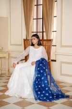 3 Piece Net Frock & Trouser - Image 9