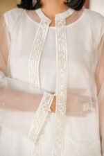 2 Piece Organza Coat Style Shirt & Trouser - Image 7