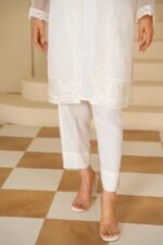 2 Piece Organza Coat Style Shirt & Trouser - Image 6