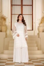 3 Piece Organza Shirt & Plazo - Image 9