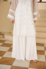 3 Piece Organza Shirt & Plazo - Image 4